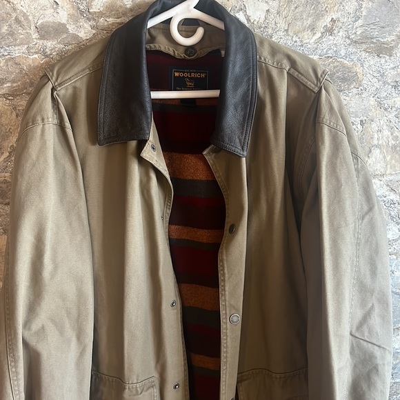 Vintage Woolrich Canvas Aztec Western Lined - Picture 2 of 11